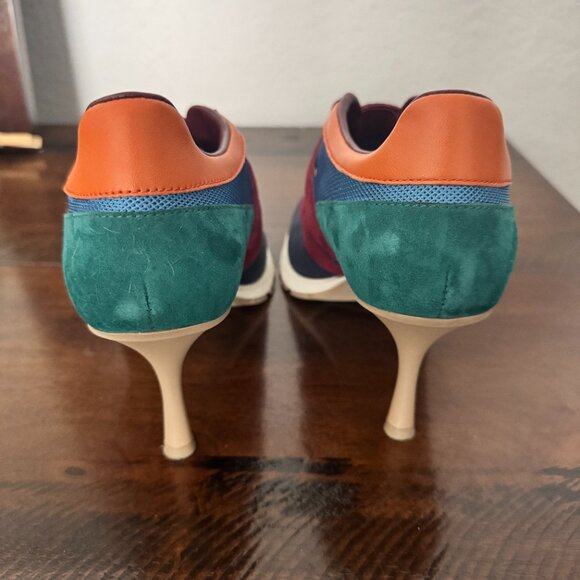 The Blake Heel SNEEX Size 9 Blue/Burgundy Comfortable Heels - Picture 6 of 9